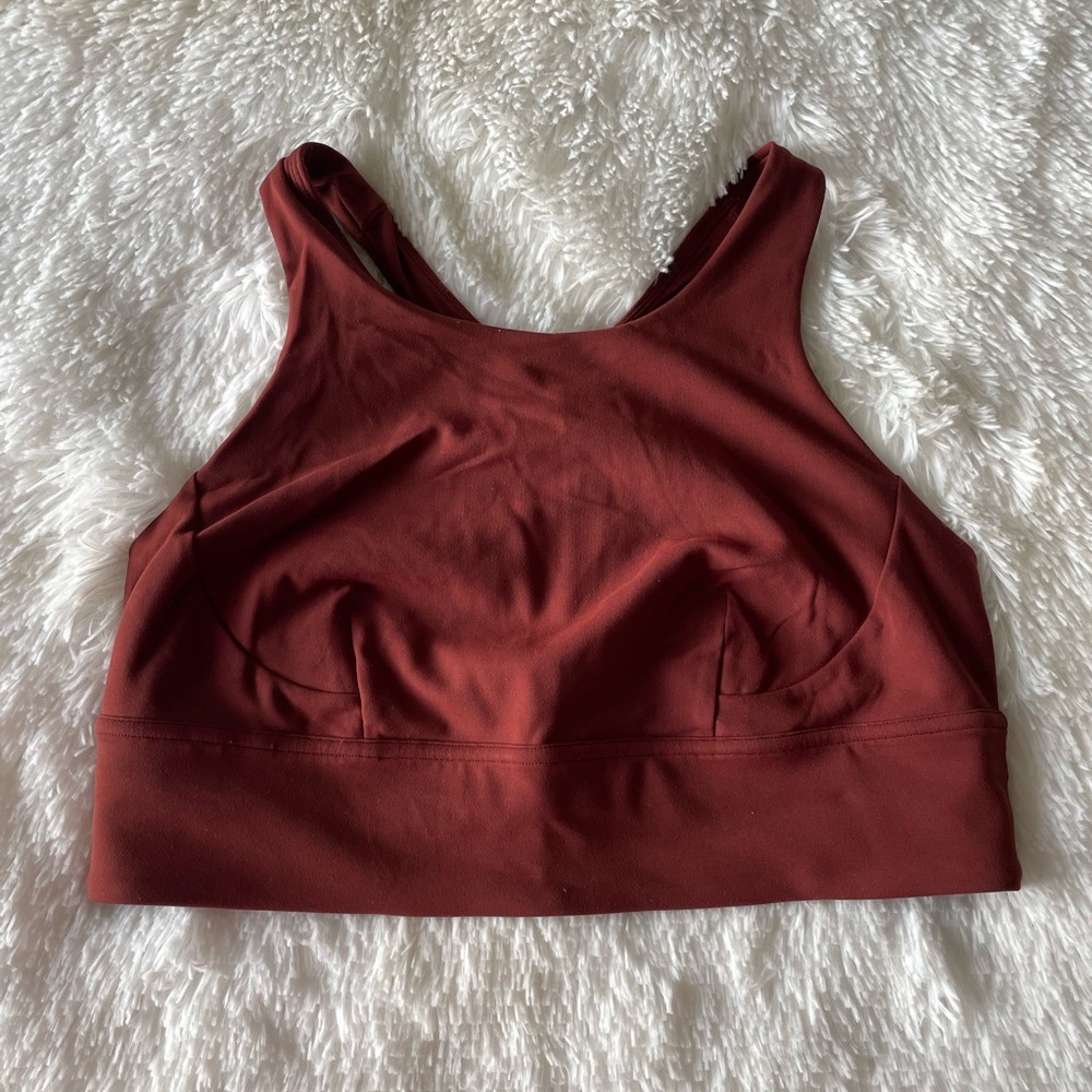 Wunder Train Longline Bra C/D Cup in Date Brown